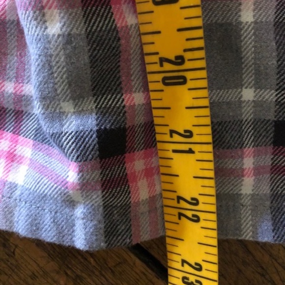 Girl's Youngland Gray & Pink Plaid Dress 5 - Picture 12 of 14